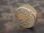 Handmade Hammered EDC Coin / Worry Coin / Paperweight - 36mm dia. x 12.5mm (1/2in) - 110g - Verdigris Patinated BRONZE